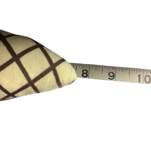 Graeters Ice Cream Chippie Cone Dog Plush Toy Squeaker NEW 7.5" - Picture 4 of 4